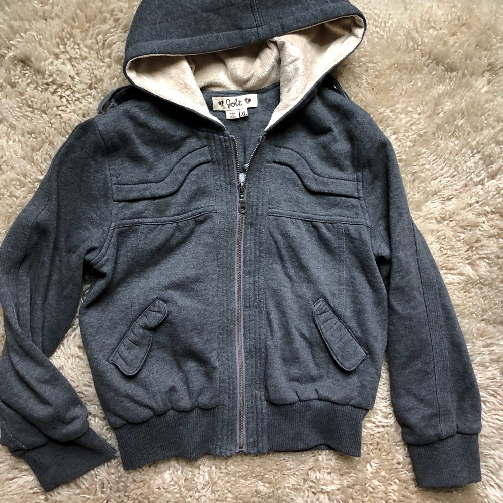 Girl’s Jolt sweat jacket